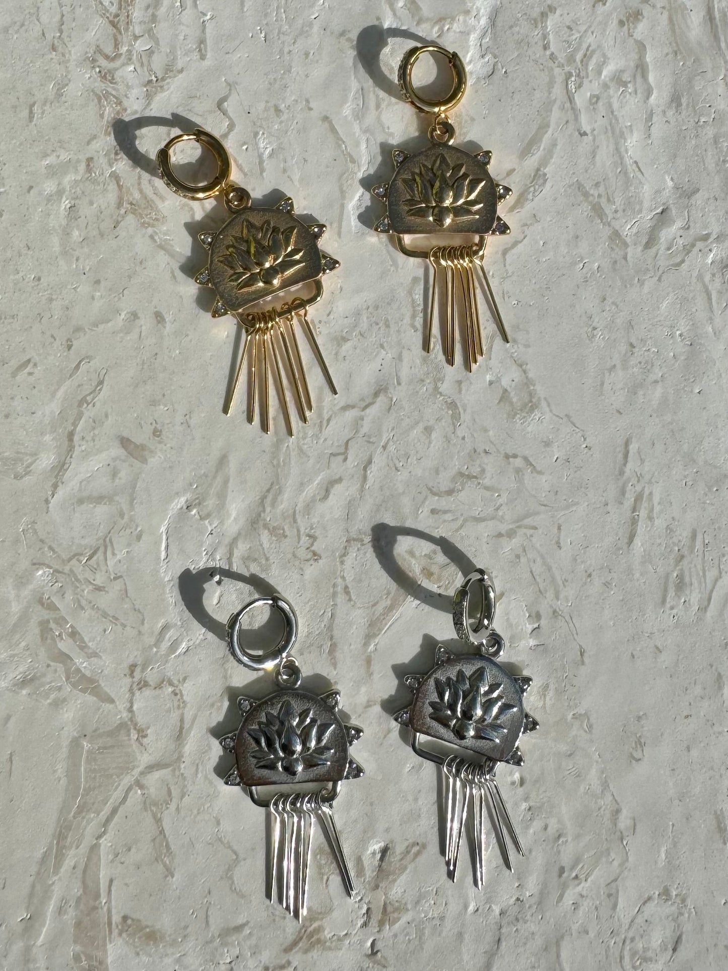 LOTUS EARRINGS