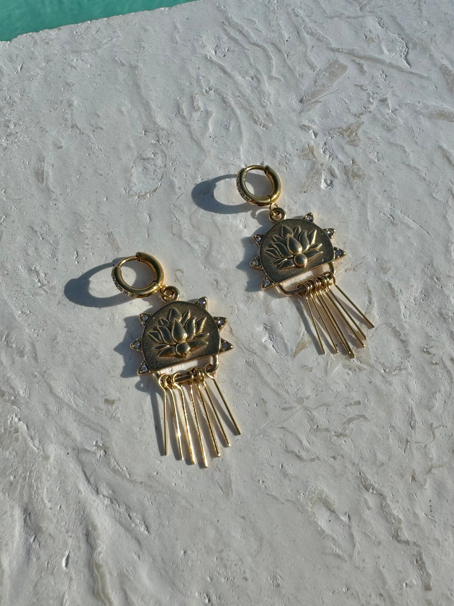 LOTUS EARRINGS