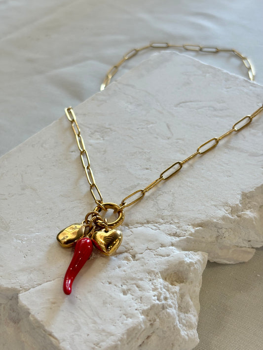 PEPPER CHARM NECKLACE