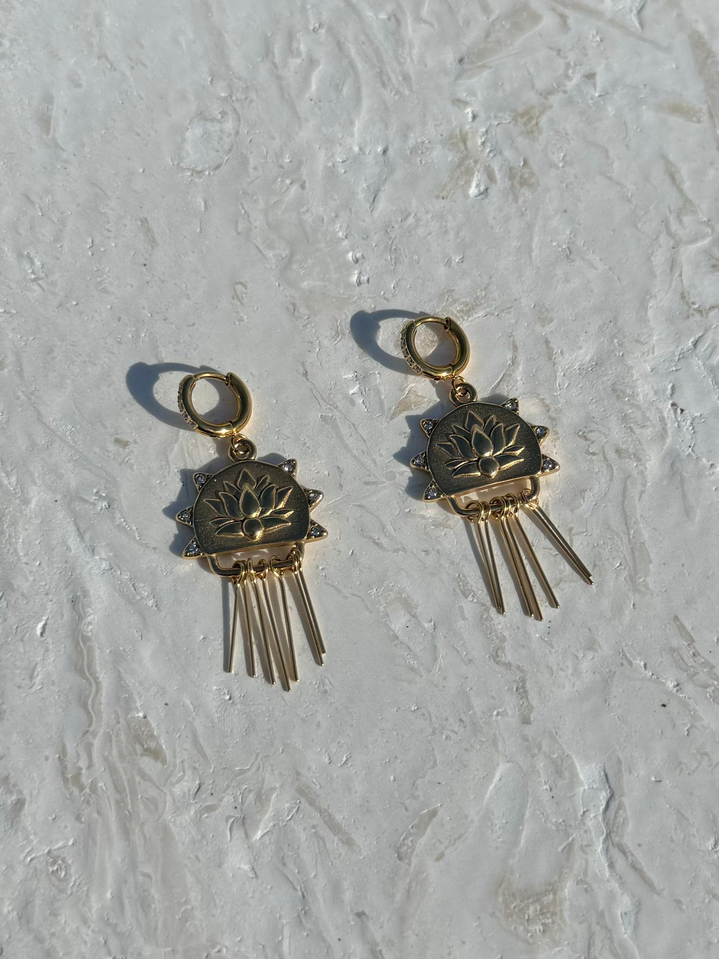 LOTUS EARRINGS