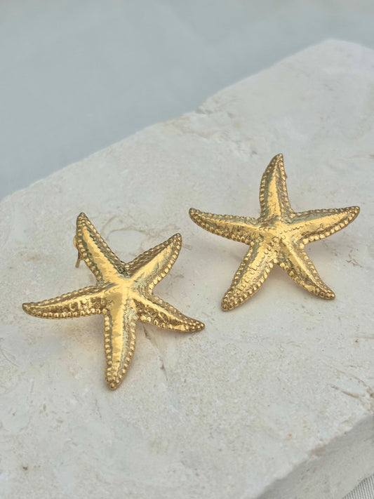 SEA STAR STUD EARRINGS