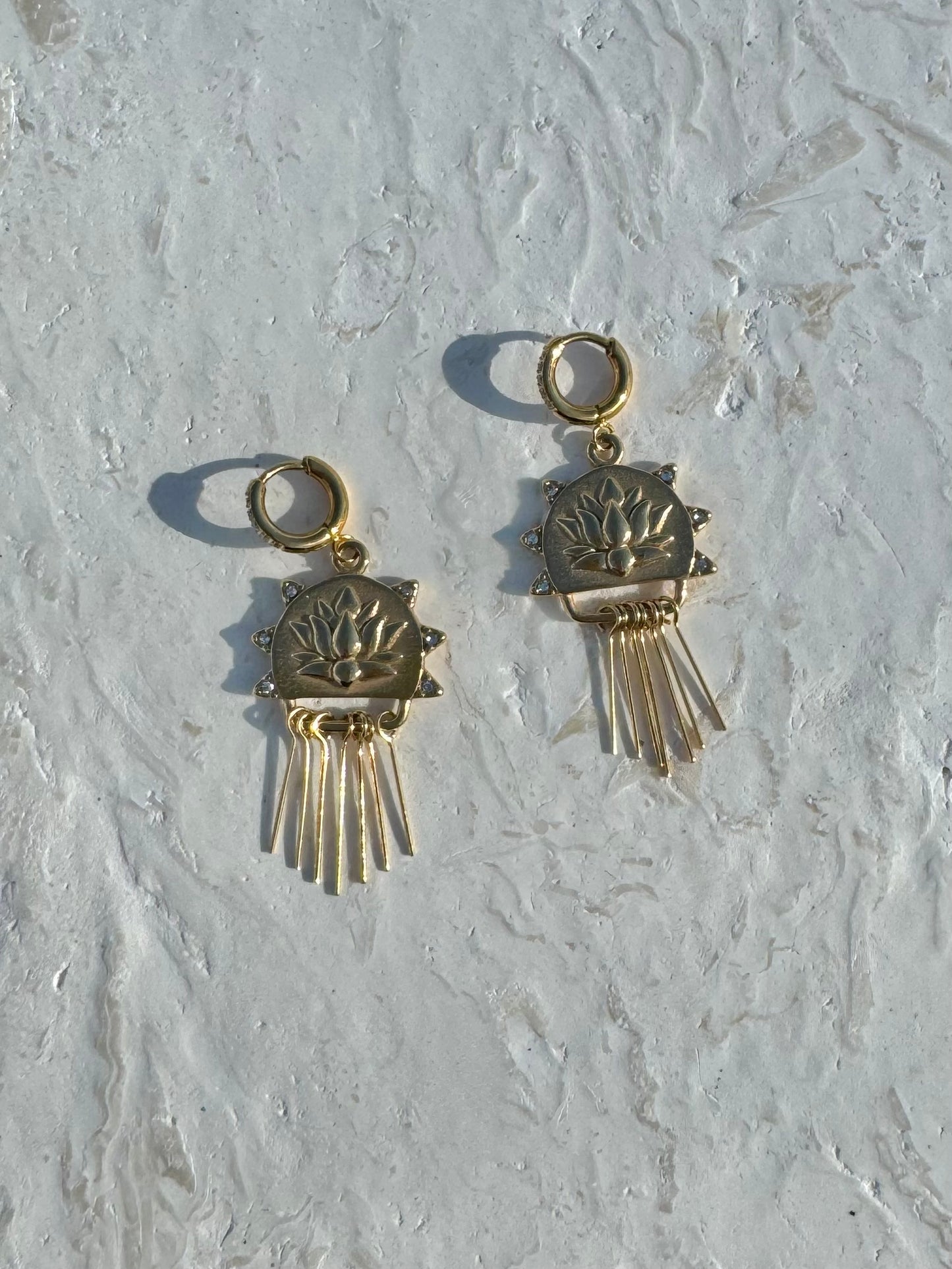 LOTUS EARRINGS