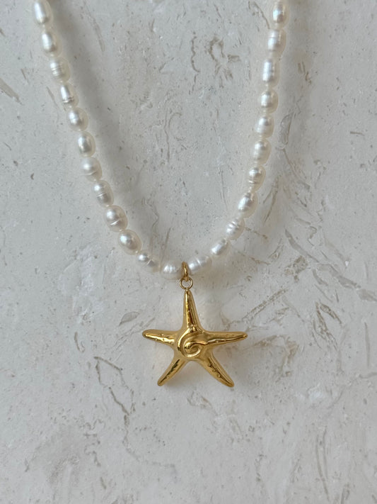 STARFISH PEARL NECKLACE